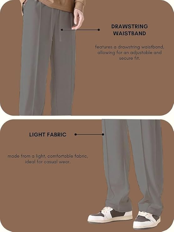 Mack Jonney Regular Trouser Loose Fit | Sports for Men Stylish Track Pant-MACK640418