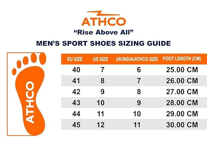 ATHCO Men's Akron Teal Blue Running Shoes_10 UK (ATHST-15)