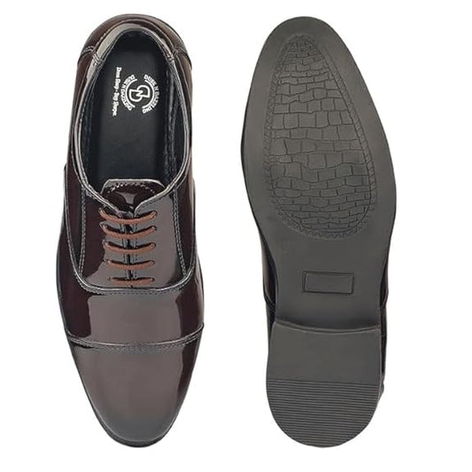 DUSK N DAZZLING Shoes for Men, Oxford Handcrafted Leather Formal Shoes, Premium Office & Dress Footwear