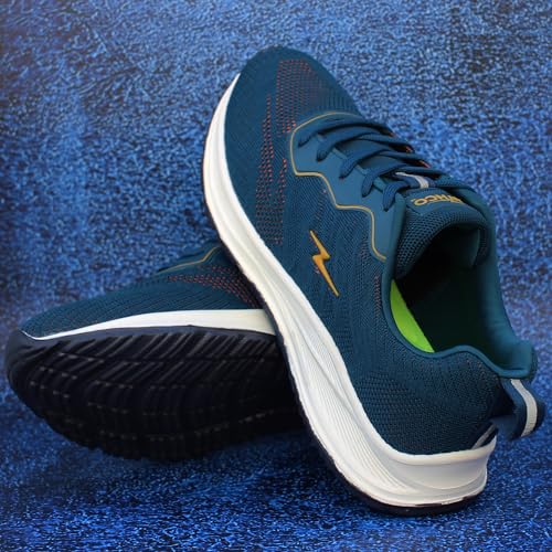 ATHCO Men's Akron Teal Blue Running Shoes_10 UK (ATHST-15)
