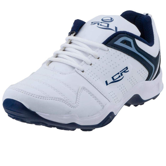 Lancer Mens INDUS-251 White Navy Running Shoe - 7 UK (INDUS-251WHT-NBL-41)