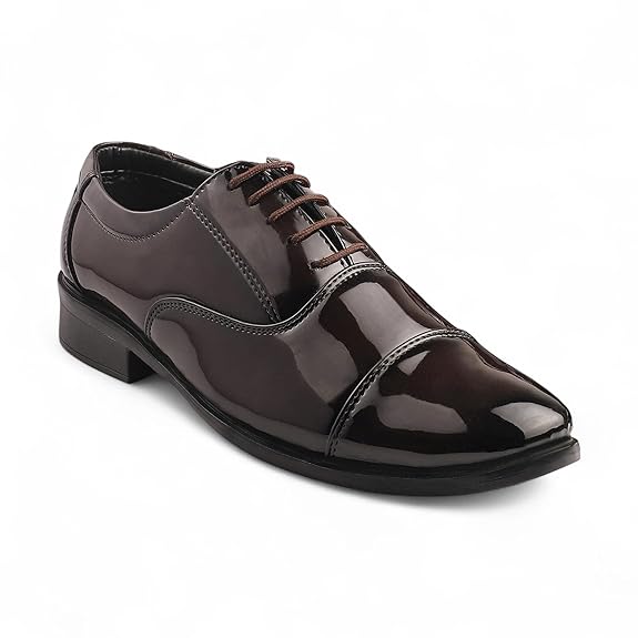 DUSK N DAZZLING Shoes for Men, Oxford Handcrafted Leather Formal Shoes, Premium Office & Dress Footwear