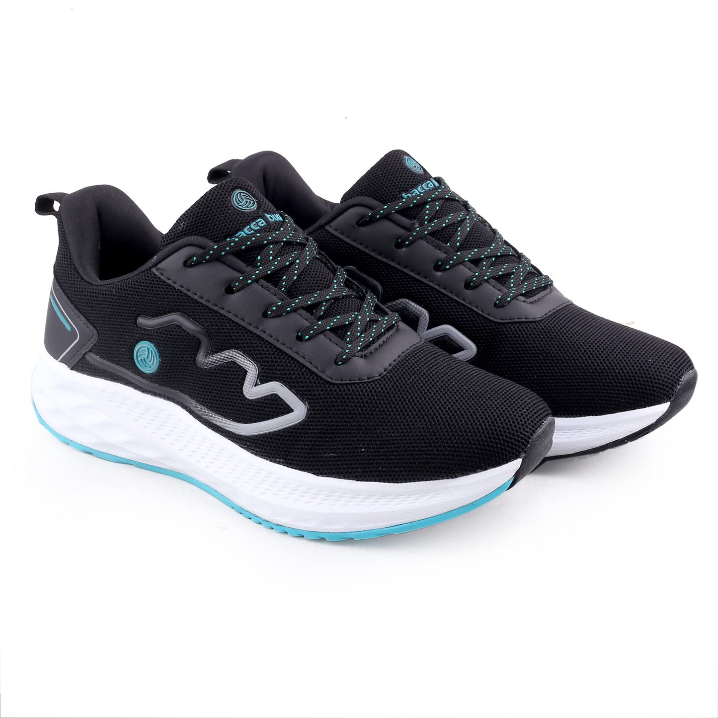 Bacca Bucci® Essential Your Everyday All Purpose Walking Running Casual Shoes for Men -Blue, Size UK6