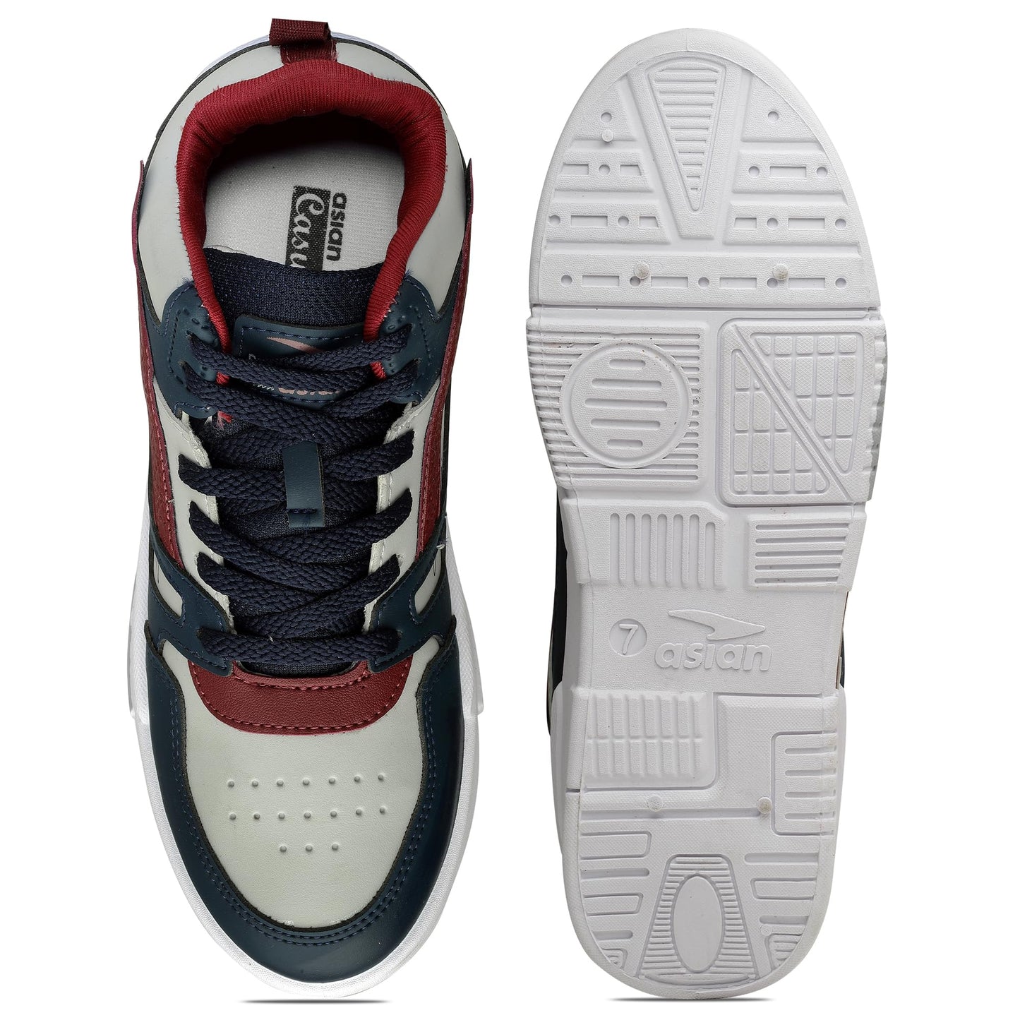 ASIAN Men's MEXICO-11 Casual Sneaker Shoes with Synthetic Upper Lightweight Comfortable Mid Top Sneaker Shoes for Men's & Boy's